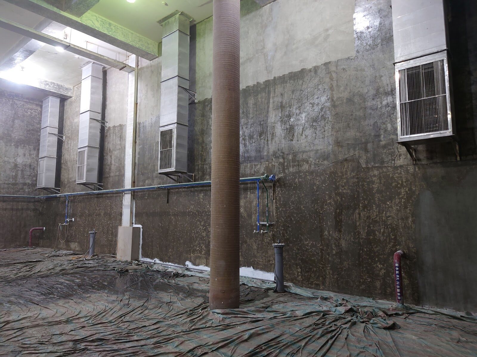 地下室壁面高壓灌注止漏施工相簿照片