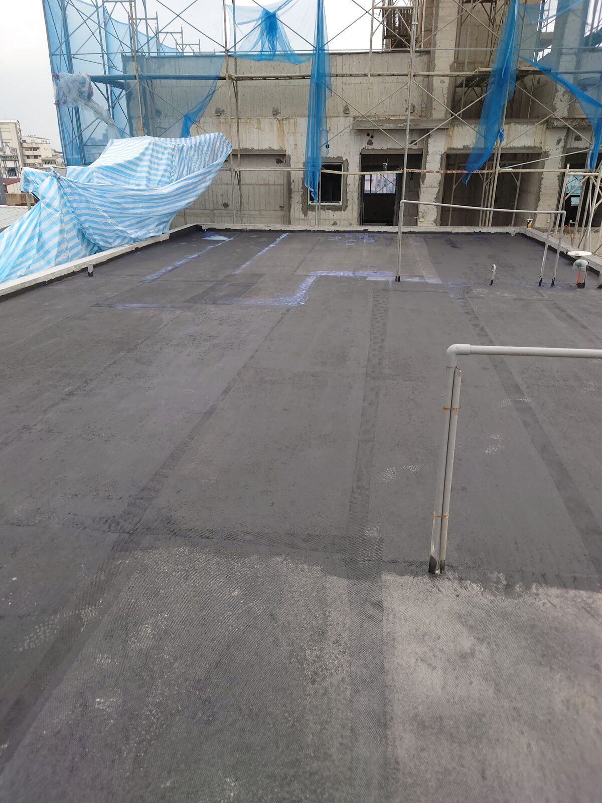 屋頂 PU 防水塗膜工程施工相簿照片